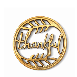 Metal Flower Gold <b>Trivet</b> - Product Image 4