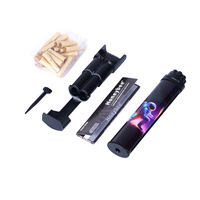 Kit de Roulage Portable pour Cigarettes, Rouleuse Manuelle en Plastique pour Cône à Tabac, Lot de 4 Pièces