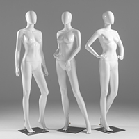 Mannequin femme haut de gamme, corps entier, avec support, pour vitrine de magasin de vêtements