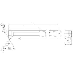 FERVI - BRFI12RP Outil à pointe en carbure pour filetage intérieur-EAN 8012667007614 ABRASIFS BRAISED ET BARS - Product Image 1