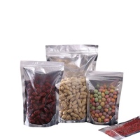 Vente en gros Sacs transparents réutilisables auto-scellants pour aliments frais Cuisine Cuisson Fruits secs Thé Bonbons Emballage de boîte-cadeau