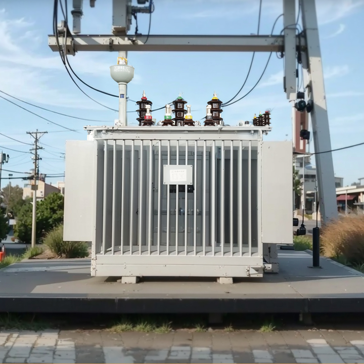 Oil Immersed Transformer with 300kVA to 10kV 500kVA to 11kV 800kVA to 415V 3-Phase Step Down 50Hz 60Hz Frequency 400V 480V