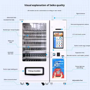 Máquina Expendedora Inteligente Le103A+Le225E de Estilo Italiano, Sin Personal, con Función SDK, Máquina Expendedora Habilitada para SDK - Product Image 2