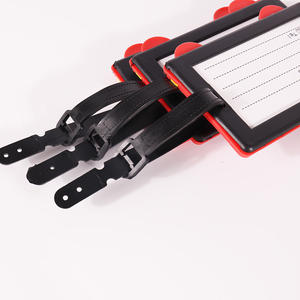 بتصميمات سيليكون بيئي من كلوريد البولي فينيل oem شعار حقيبة الأمتعة تحديد الملصقات للنساء والرجال - Product Image 2