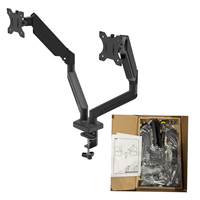 Support de moniteur à bras unique Z011 support de levage de bureau 8Kg support de bras de moniteur support de bureau écran plat d'ordinateur 15-30 pouces