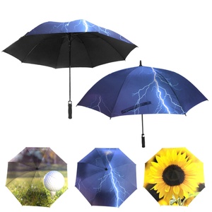 Oversize Umbrellas for the Rain Golf Umbrella Hotel Use Custom logo Wholesale <b>Large</b> Fiberglass <b>Frame</b> for Bellboy - Product Image 5
