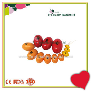 Orchidomètre médical en bois personnalisable avec modèle de couleur rouge et jaune original mélangés PH5401A - Product Image 4