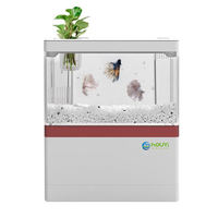 Mini aquarium écologique en acrylique alimenté par USB pour micro-paysages