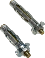 Kit d'ancrage métallique pour cloisons sèches M4 M5 M6 M8, goujons galvanisés, goujons pour cloisons sèches, goujons pour plafond, vis d'expansion