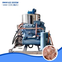 Machine à glace en tubes de 20 tonnes à économie d'énergie, prix usine, machine à glace industrielle pour l'industrie de la pêche et l'abattage de la viande