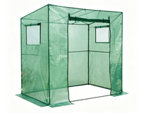 Serre en filet PE avec porte à fermeture éclair enroulable, abri pour plantes, protection contre le gel et la pluie pour la culture de tomates et de légumes en jardin