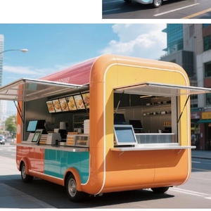 Çok fonksiyonlu mobil yiyecek arabası, elektrikli sokak satıcısı, kahve ve içecek Fast Food sepeti - Product Image 6