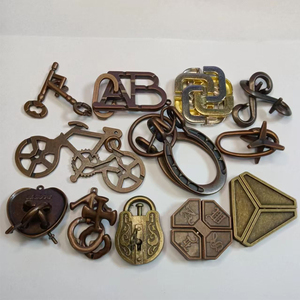 <span class=keywords><strong>Métal</strong></span> magique 3 pièces ensemble bricolage démêlage déverrouillage jouets imbriqués IQ logique Test <span class=keywords><strong>casse</strong></span>-<span class=keywords><strong>tête</strong></span> pour adultes enfants puzzles déconcertants - Product Image 6