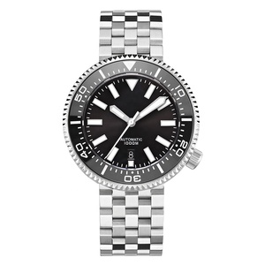 Venta al por mayor, 1 unidad, logotipo personalizado, gran cantidad, bajo pedido, <span class=keywords><strong>1000m</strong></span>, nh35, Puck, mecánico, automático, buceo, reloj de acero, hombre, a la venta - Product Image 3
