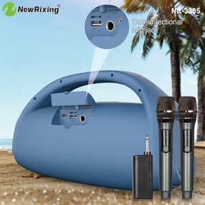 NR-3305 neue drahtlose tragbare Bluetooth-Tieftöner Außen lautsprecher Stereo Bass Wasserdicht Aktiv 50W BT HIFI Sound Party Lautsprecher - Product Image 6