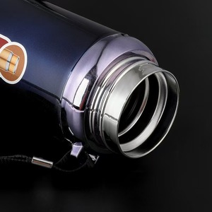 Taza aislada de acero inoxidable 316 de gran capacidad con correa con diseño de estrella, taza de agua de regalo para uso deportivo portátil al aire libre - Product Image 2