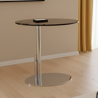Table Basse Ronde en Métal Doré au Design Moderne, Personnalisable, Décorative et Écologique – Prix Usine