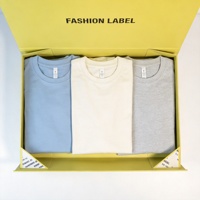 Boîtes d'emballage en carton gris pour vêtements, pliables, magnétiques, rigides, faites à la main, pour chemises, sweats à capuche et autres vêtements, avec lamination