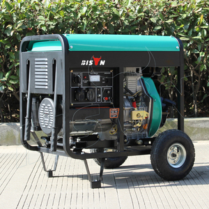 Générateur diesel à châssis ouvert refroidi par air 3kva 5kva 6.5kva 8kva 50/60Hz 220V monophasé démarrage par lanceur BS6500DCE portable silencieux - Product Image 3