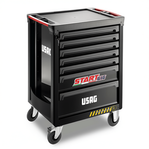 Usag Start 6 Armoire à outils à 7 tiroirs, chariot de rangement roulant pour atelier - Product Image 2