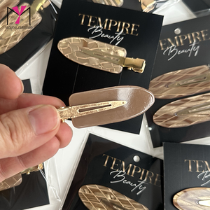 ชุดกิ๊บหนีบผมสำหรับร้านเสริมสวยกิ๊บหนีบผมจระเข้กิ๊บติดผมสีทองแบบไม่2026 - Product Image 5