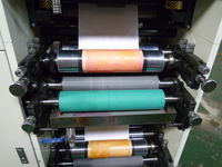 Machine d'impression flexographique à haute efficacité pour étiquettes, 6 couleurs, 60 m/min, imprimante de rouleaux de papier, film et autocollants