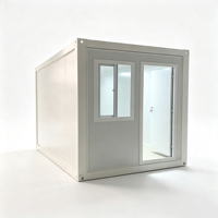 Casa Contenedor Móvil de Construcción Rápida, Oficina Prefabricada, Desmontable, Ensamblable, Transpirable, Galvanizada, Sala de Estar
