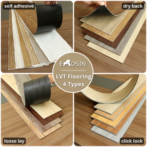 Revêtement de sol LVT, couche d'usure de 0,3 mm, vinyle pour espaces commerciaux, norme d'exportation, planches de vinyle rigides, planches de vinyle à âme rigide - Product Image 2