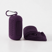 Serviette rafraîchissante instantanée Gym Sport Chilly Pad, serviette en microfibre à effet de fraîcheur magique