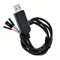 Cable USB RS232 PL2303 de 3m con Conector de Cobre Puro Sin Blindaje para Teléfono Móvil, Computadora, Lector de Tarjetas POS, BMS, Telecomunicaciones