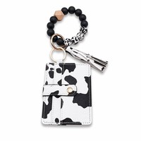 Dompet Gelang Silikon Berlogo Kustom dengan Gantungan Kunci dan Tempat Kartu, Hadiah untuk Wanita