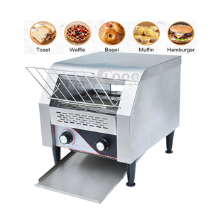 Precio de fábrica Mejor transportador comercial Tostadora Eléctrica <span class=keywords><strong>Burger</strong></span> Bun Tostadora Máquina para la venta - Product Image 1