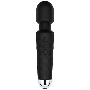 20 kecepatan kuat wanita klitoris dewasa Masturbator mainan seks Vagina beton USB Dildo berguna pemijat Vagina AV tongkat <span class=keywords><strong>Vibrator</strong></span> - Product Image 3