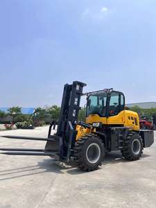 מחיר המפעל כל שטח מלגזה שטח מלגזה 4 טון 5 טון 6 טון 7 טון צמיג מוצק מנוע יפני תצורה 4wd מלגזות - Product Image 4