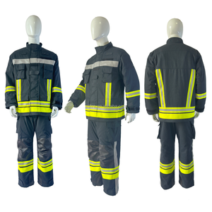 OEM ノーメックス アラミド 消防服 CE EN規格 消防士 消火活動用衣類 個人用防火装備 難燃性 スーツ - Product Image 2