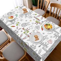 Nappe de pique-nique à colorier pour enfants, motif floral, impression personnalisée, nappe en papier jetable à colorier