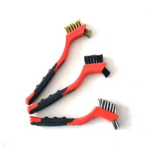 Juego de <span class=keywords><strong>Mini</strong></span> cepillos de alambre para limpieza, para trabajos y eliminación de pintura, óxido, amarillo y negro, 3 unidades - Product Image 4