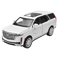 Modèle de voiture en alliage Cadillac Escalade 2021 édition 1:32, collection de jouets en boîte avec fonction de contrôle de la force, pour les enfants de 0 à 24 mois