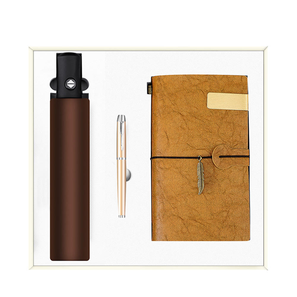 Yellow3sets สมุดบันทึก/ปากกา/ร่ม