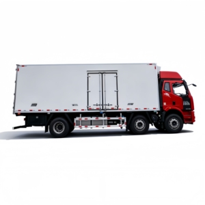 Camión Refrigerado de Larga Distancia 6x2 de <span class=keywords><strong>3</strong></span> <span class=keywords><strong>Ejes</strong></span> para Transporte de Carne Fresca y Vegetales, 20 Toneladas de Frutas y Carnes Frescas - Product Image 4