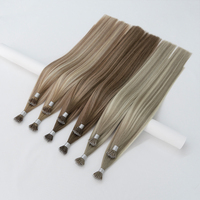 Extensions de cheveux Luxsea Nano Ring Tip 100% cheveux humains Remy vierges, cuticules alignées, double épaisseur, vente en gros pour salons de beauté