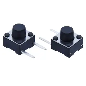 Kandens 6 x 6 SMT Tactile Push Button Switches 2 Pin 6*6*4.3/5mm SMD Side press Tact Switch for PCB 2P 6mm Gull Wing PCB switch