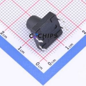 TSF001A11026A Tactile Switch DIP-4P,12x12mm Switch Round Button 2.6N Through Hole 12mm - Product Image 2