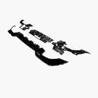 Difusor de Parachoques Trasero con Salida Cuádruple/Doble, Estilo M Sport, Negro Brillante ABS, para BMW Serie 3 G20 G28