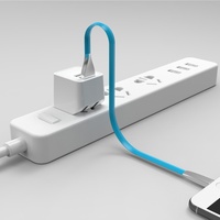 Pengisi Daya Perjalanan Tahan Api dengan Port USB Type-C (Colokan Lipat, Pengisian Cepat, Kompatibel dengan Laptop) Eksklusif Lintas Negara untuk US ETL FCC