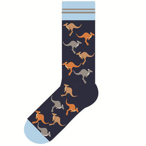 Chaussettes kangourou en coton pour hommes Funny Animal Stocking Bulk Comical Chaussettes pour hommes - Product Image 3