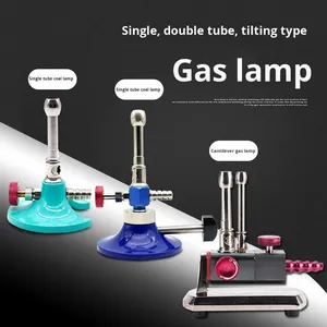Lampe à gaz rotative à Double tube <span class=keywords><strong>de</strong></span> brûleur Bunsen <span class=keywords><strong>de</strong></span> vente chaude pour l'équipement <span class=keywords><strong>de</strong></span> laboratoire dentaire <span class=keywords><strong>de</strong></span> <span class=keywords><strong>chimie</strong></span> lumière à gaz rotative à deux tubes - Product Image 2