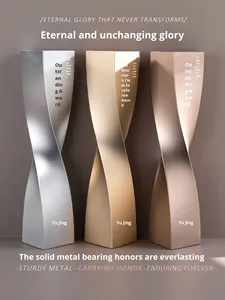 Cúp pha lê kim loại độc quyền | Giải thưởng cuộc họp thường niên cao cấp tùy chỉnh cho Trung Quốc xuất sắc của công ty - Product Image 3