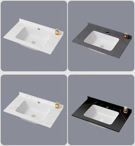 Meuble sous-vasque flottant de 24 32 pouces avec <span class=keywords><strong>Mrror</strong></span> sur le mur avec le dessus en marbre de l'évier de bassin - Product Image 6