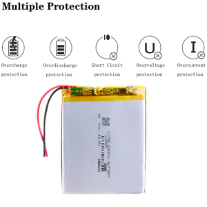 355065 di alta qualità 1650mah 3.7v Lipo batteria ai polimeri di litio ricaricabile per giocattoli <span class=keywords><strong>e</strong></span> elettronica di consumo - Product Image 3